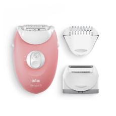 Braun Silk-épil 3 3-440 epilátor, 20 pinzet, 2 rychlosti, smartlight, hroty SoftLift, masážní válečky, lososový Braun Silk-épil 3 3-440 epilátor, 20 pinzet, 2 rychlosti, smartlight, hroty SoftLift, masážní válečky, lososový