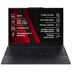LENOVO NTB ThinkPad E16 G3 - Ultra5 226V,16" WQXGA 120Hz,16GB,512SSD,IRcam,W11P LENOVO NTB ThinkPad E16 G3 - Ultra5 226V,16" WQXGA 120Hz,16GB,512SSD,IRcam,W11P