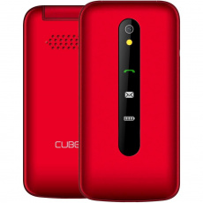 CUBE1 VF500 tlačítkový telefon červený