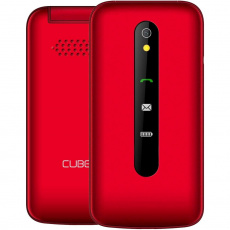 CUBE1 VF500 tlačítkový telefon červený CUBE1 VF500 tlačítkový telefon červený