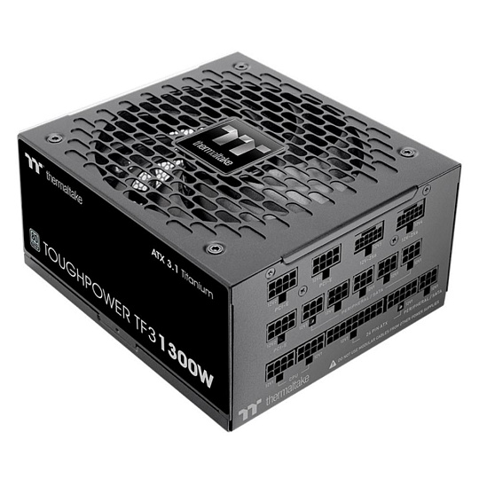 THERMALTAKE zdroj 1300W Toughpower TF3, 140mm, Plně modulární, 80+ Titanium, černá