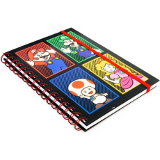Blok A5 kroužkový Super Mario - Characters