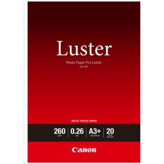 Canon fotopapír LU-101 A3+ fotopapír, 20 ks, lesklý, 260g/m