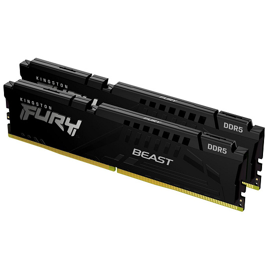 KINGSTON DIMM DDR5 64GB (Kit of 2) 6400MT/s CL32 ECC FURY Beast EXPO Černá KINGSTON DIMM DDR5 64GB (Kit of 2) 6400MT/s CL32 ECC FURY Beast EXPO Černá