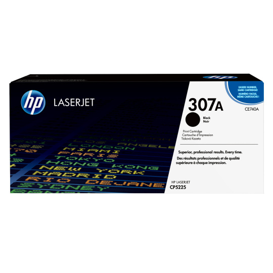 HP 307A Black LJ Toner Cart, CE740A (7,000 pages)