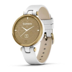 Garmin hodinky Lily® – Classic Edition, Luneta v barvě Light Gold, tělo White, řemínek z italské kůže, EU Garmin hodinky Lily® – Classic Edition, Luneta v barvě Light Gold, tělo White, řemínek z italské kůže, EU