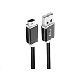 WG - Datový kabel USB Mini-B (5 pins)-USB-A / 1m / nylon braided / black