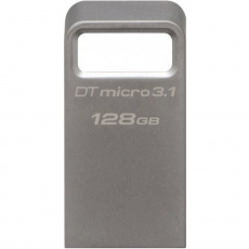 Kingston 128GB DTMicro USB 3.1/3.0 Type-A metal ultra-compact drive