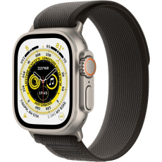 Apple Watch Ultra 49mm titanová s černošedým trailovým tahem S/M Apple Watch Ultra 49mm titanová s černošedým trailovým tahem S/M
