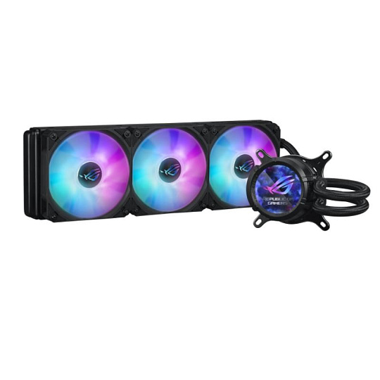 ASUS vodní chladič CPU AIO ROG STRIX LC III 360 ARGB LCD, 3x120mm, LCD Displej, LGA1851, AM5, černá ASUS vodní chladič CPU AIO ROG STRIX LC III 360 ARGB LCD, 3x120mm, LCD Displej, LGA1851, AM5, černá