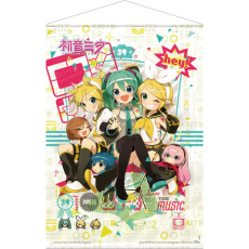Plátěný plakát Vocaloid: Hey! Piapro Characters 50 x 70 cm