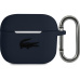 Lacoste Liquid Silicone Glossy Printing Logo Pouzdro pro Airpods 3 Navy