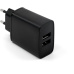 FIXED síťový adaptér 15 W 2x USB-A černý