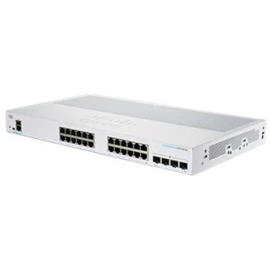 Cisco switch CBS250-24T-4G, 24xGbE RJ45, 4xSFP, fanless - REFRESH