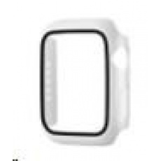 COTECi polykarbonátové pouzdro s ochranou displeje pro Apple Watch 45 mm bílá COTECi polykarbonátové pouzdro s ochranou displeje pro Apple Watch 45 mm bílá