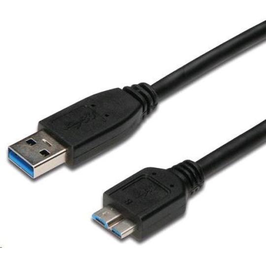 PREMIUMCORD Kabel USB 3.0 A - Micro B 2m, propojovací (M/M)