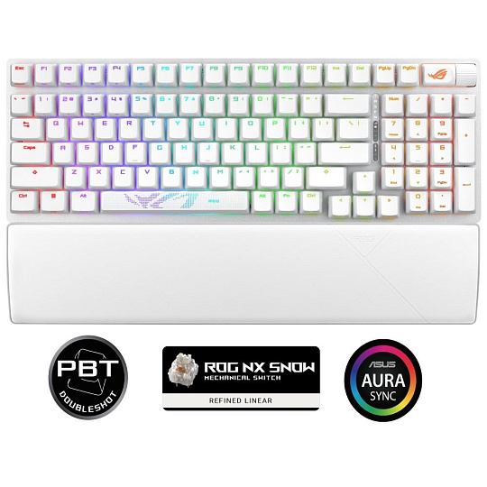 ASUS klávesnice ROG STRIX SCOPE II 96 WL WHITE/NXSW/US/PBT ASUS klávesnice ROG STRIX SCOPE II 96 WL WHITE/NXSW/US/PBT