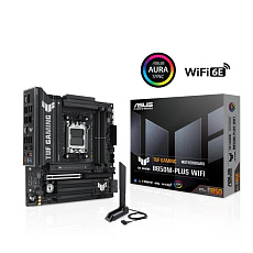 ASUS MB Sc AM5 TUF GAMING B850M-PLUS WIFI, AMD B850, 4xDDR5, 1xDP, 1xHDMI, WiFi, mATX ASUS MB Sc AM5 TUF GAMING B850M-PLUS WIFI, AMD B850, 4xDDR5, 1xDP, 1xHDMI, WiFi, mATX