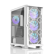 ZALMAN case Z10 DUO White, Mid Tower, ATX, 2xUSB 3.0, 1xUSB-C, 4x ARGB Fan, bílá ZALMAN case Z10 DUO White, Mid Tower, ATX, 2xUSB 3.0, 1xUSB-C, 4x ARGB Fan, bílá