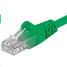 PREMIUMCORD Patch kabel UTP RJ45-RJ45 CAT5e 1m zelená PREMIUMCORD Patch kabel UTP RJ45-RJ45 CAT5e 1m zelená
