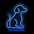 2Kids Toys LED NEON LIGHT lampička Pes