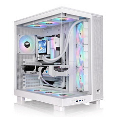 THERMALTAKE Case View 380 XL TG ARGB, ATX, Průhledná bočnice, 4x 120mm ARGB Fan, bílá THERMALTAKE Case View 380 XL TG ARGB, ATX, Průhledná bočnice, 4x 120mm ARGB Fan, bílá