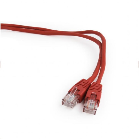 GEMBIRD kabel patchcord Cat5e UTP 2m, červený