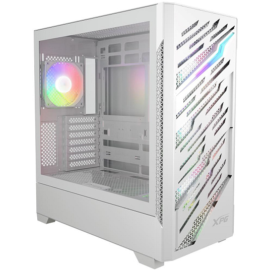 ADATA XPG case STARKER AIR BTF Mid-Tower, bez zdroje, 4x 120mm ARGB, Bílá