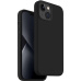 UNIQ Lino silikonový kryt iPhone 14 Plus černý