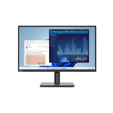 LENOVO LCD T27p-30 - 27",IPS,matný,16:9,3840x2160,178/178,4ms/6ms,250cd/m2,1000:1,DP,HDMI,USB,RJ45,VESA,Pivot