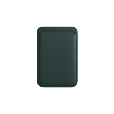 Apple kožená peněženka s MagSafe piniově zelená