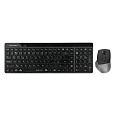 A4tech FG2400 Air2, bezdrátový kancelářský set klávesnice s myší, CZ, černá