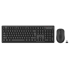 A4tech FG1200 FStyler, bezdrátový kancelářský set klávesnice s myší, 2,4G, černá