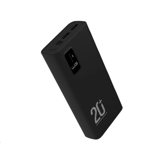 WG - Power Bank 20000 mAh, USB-C PD 20W + USB-A QC 3.0 22.5W, černá WG - Power Bank 20000 mAh, USB-C PD 20W + USB-A QC 3.0 22.5W, černá