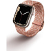 UNIQ Aspen Designer Edition řemínek pro Apple Watch 41/40/38mm Citrus Pink