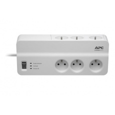 APC Essential SurgeArrest 6 outlets 230V France, 2m APC Essential SurgeArrest 6 outlets 230V France, 2m