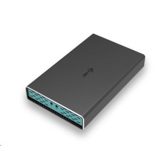 iTec MySafe USB-C/USB-A 2x M.2 SATA Drive Metal External case with RAID 10Gbps