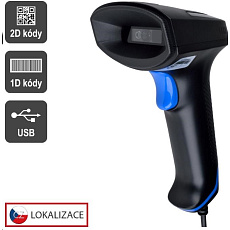 Virtuos CCD 2D čtečka Virtuos HT-851A, USB, bez stojánku, černá