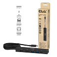Club3D hub USB-C, 7-in-1 hub s 2x USB, 1xHDMI, 1xUSB-C PD, RJ45, microSD/SD, 140W, 4K60Hz, 1m kabel