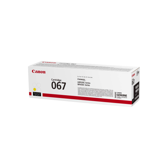 Canon TONER  067 žlutá pro i-SENSYS MF657Cdw (1250 str.)