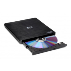 HITACHI LG - externí mechanika BD-W/CD-RW/DVD±R/±RW/RAM/M-DISC BP55EB40, Black, box+SW