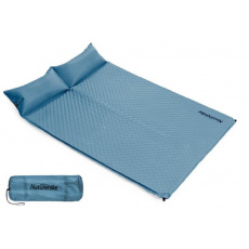 Naturehike dvojitá samonafukovací karimatka s nafukovacími polštáři 2300g - modrá Naturehike dvojitá samonafukovací karimatka s nafukovacími polštáři 2300g - modrá