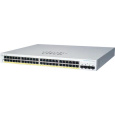 Cisco switch CBS220-48P-4G, 48xGbE RJ45, 4xSFP, PoE+, 382W - REFRESH