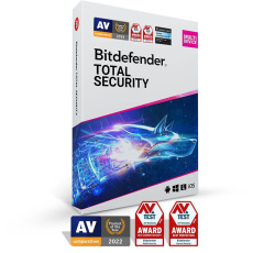 Bitdefender Total Security - 5 zažízení na 2 roky - elektronická licence do emailu