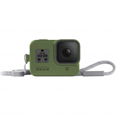 GoPro silikonové pouzdro + šňůrka (HERO8 Black) zelené GoPro silikonové pouzdro + šňůrka (HERO8 Black) zelené