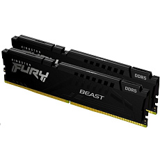 KINGSTON DIMM DDR5 64GB (Kit of 2) 5600MT/s CL40 FURY Beast Černá KINGSTON DIMM DDR5 64GB (Kit of 2) 5600MT/s CL40 FURY Beast Černá