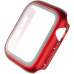 FIXED Pure+ pouzdro s temperovaným sklem Apple Watch 44mm červené