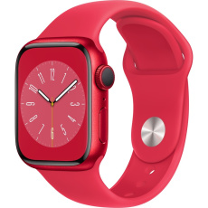 Apple Watch Series 8 Cellular 41mm PRODUCT(RED) červený hliník s červeným sportovním řemínkem Apple Watch Series 8 Cellular 41mm PRODUCT(RED) červený hliník s červeným sportovním řemínkem