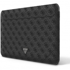 Guess PU 4G Triangle Metal Logo Computer Sleeve 16" černý Guess PU 4G Triangle Metal Logo Computer Sleeve 16" černý