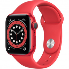 Apple Watch Series 6 Cellular 40mm PRODUCT(RED) hliník se sportovním řemínkem 